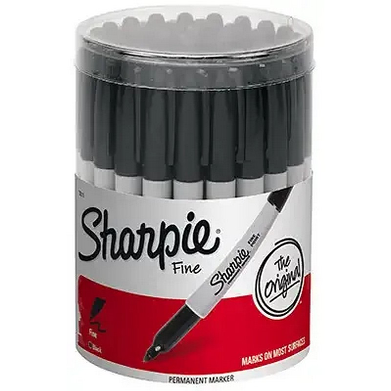 Sharpie Permanent Marker Fine Black Tip