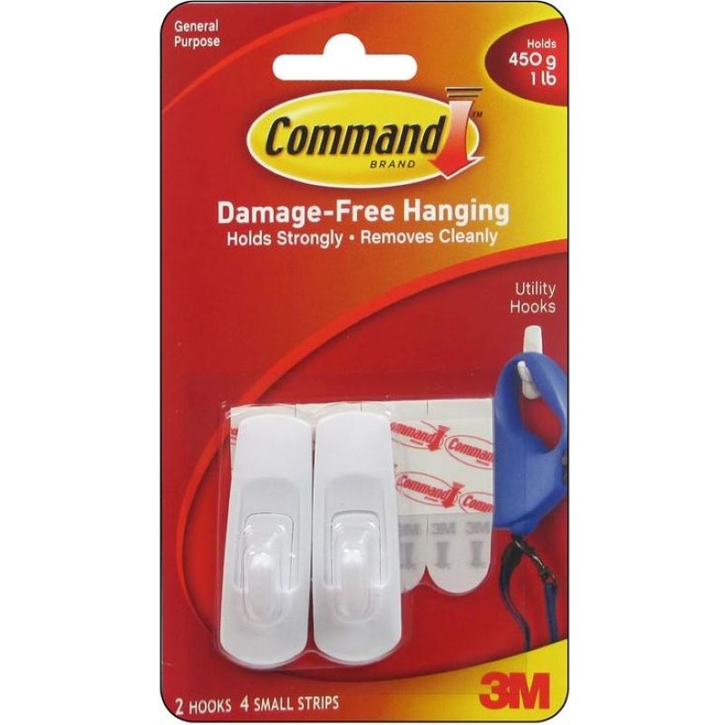 Command Small Plastic Utility Hook