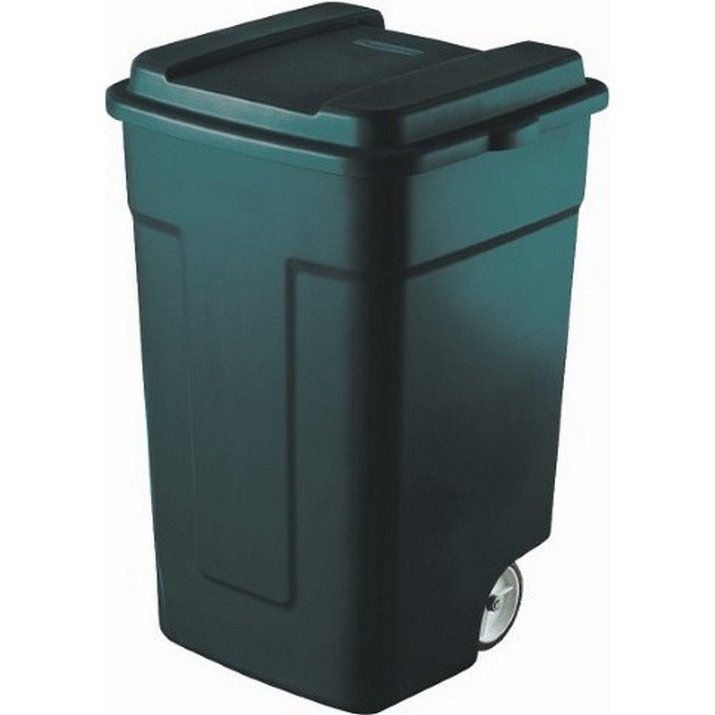 Rubbermaid Plastic Wheeled Garbage Can 50 gal