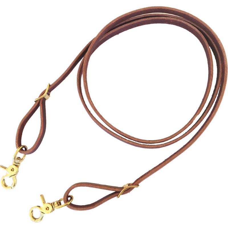 Latigo Leather Roping Reins 5/8 in