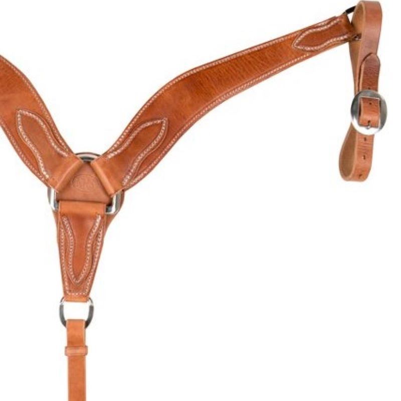 Berlin Chestnut Leather Breast Collar