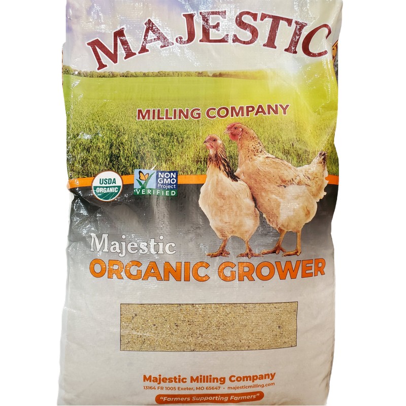 Majestic Milling Organic Chicken Grower 40 lb